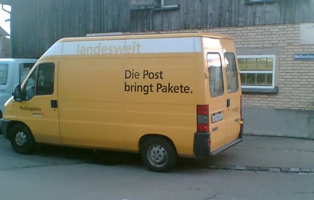 Die Post gringt Pakete